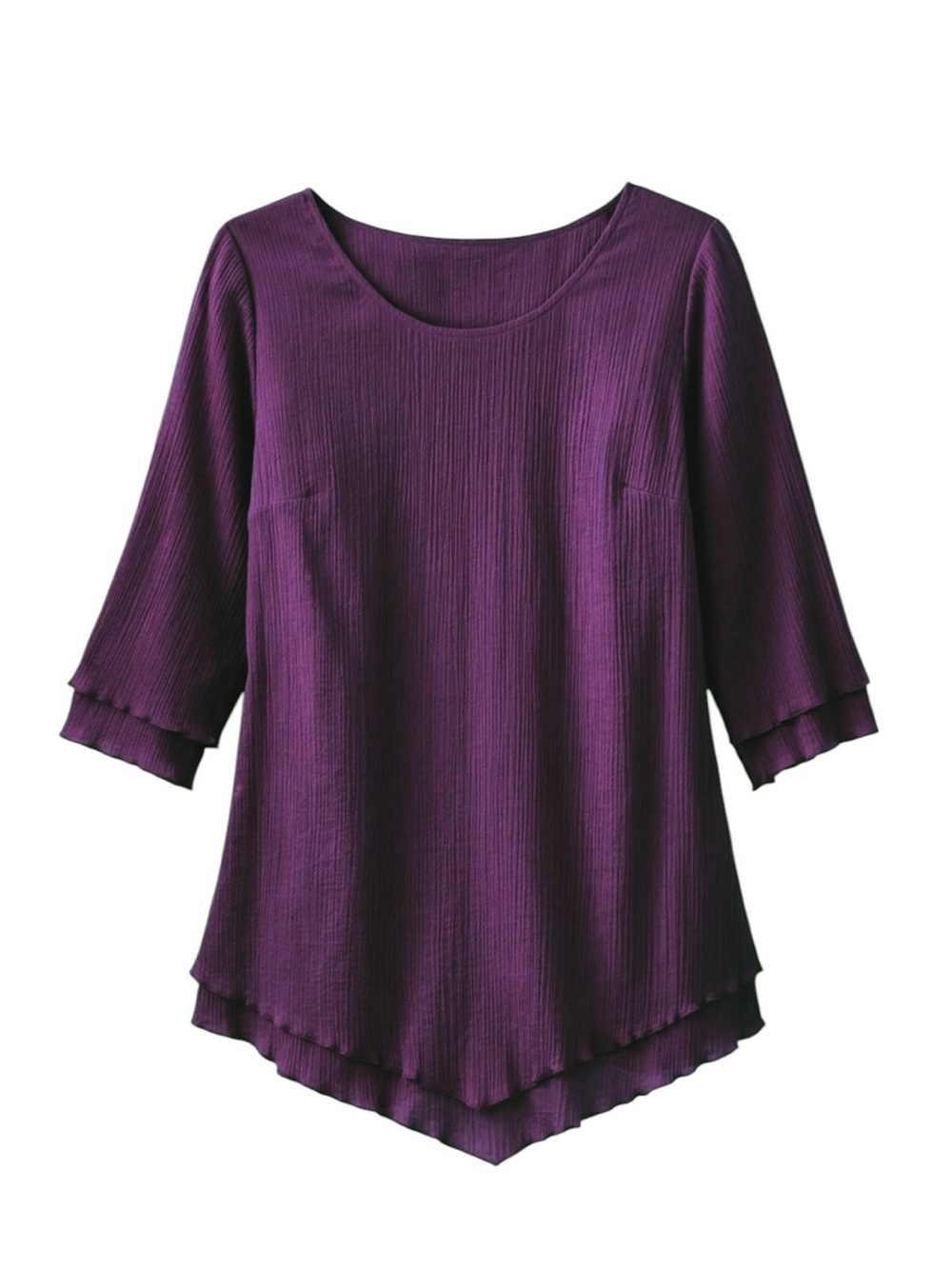 Soft Surroundings Siesta Key Tunic BlackBerry Wine NWT Size XL